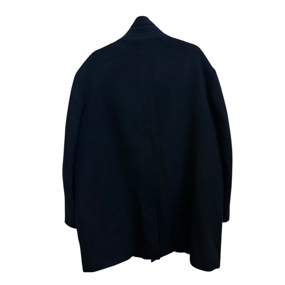 Cardinal Of Canada Car Coat 100% Wool Double Mock Mens Jacket XXL Navy Blue - Picture 4 of 12